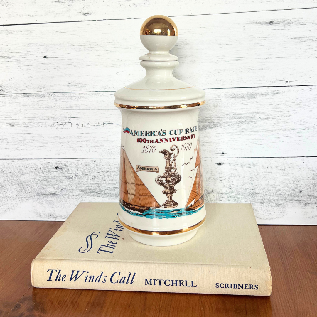 vintage America's Cup decanter