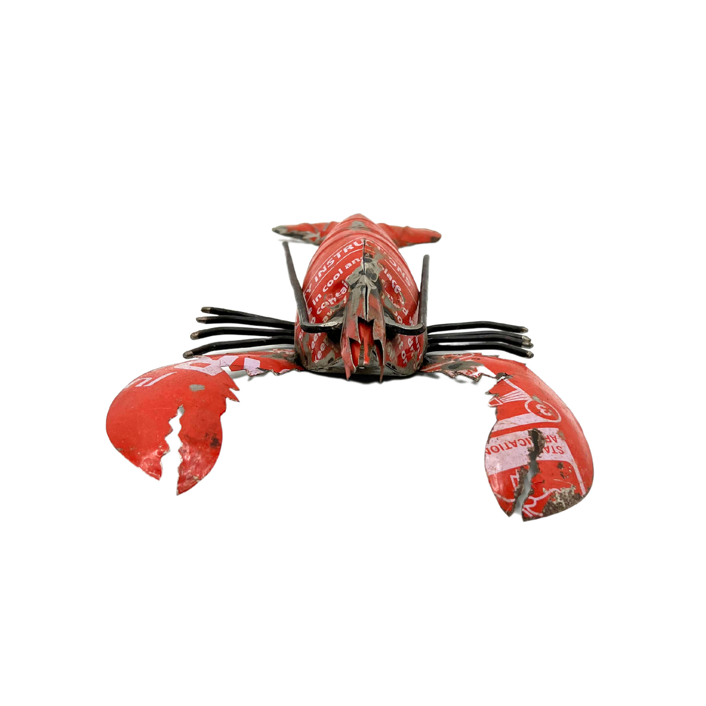 reclaimed metal lobster