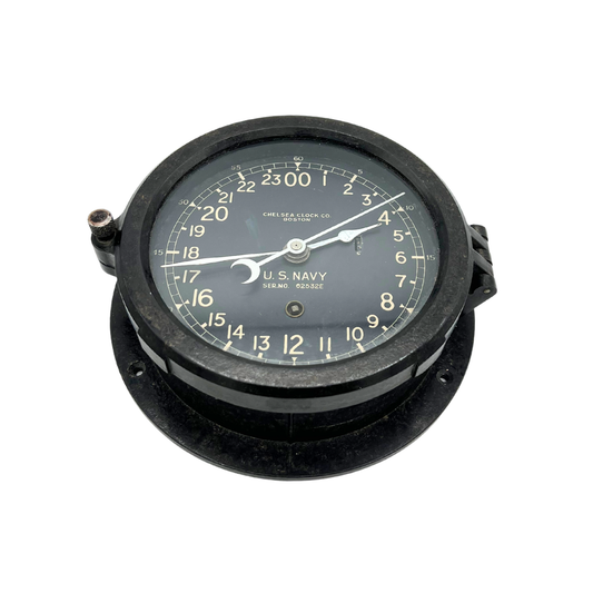 Chelsea US Navy WWII Bakelite ship clock