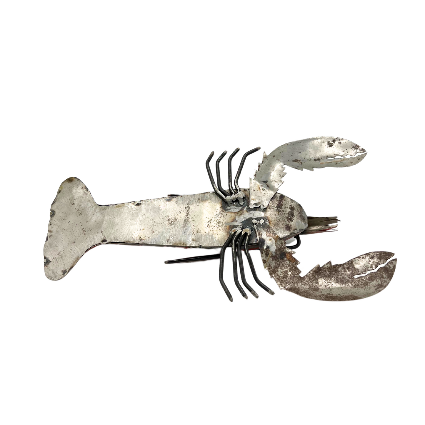 reclaimed metal lobster