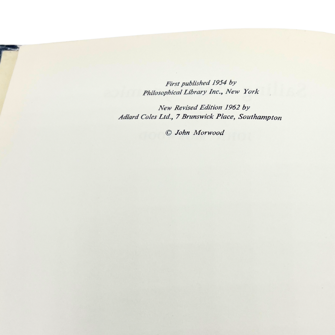 1962 book: Sailing Aerodynamics