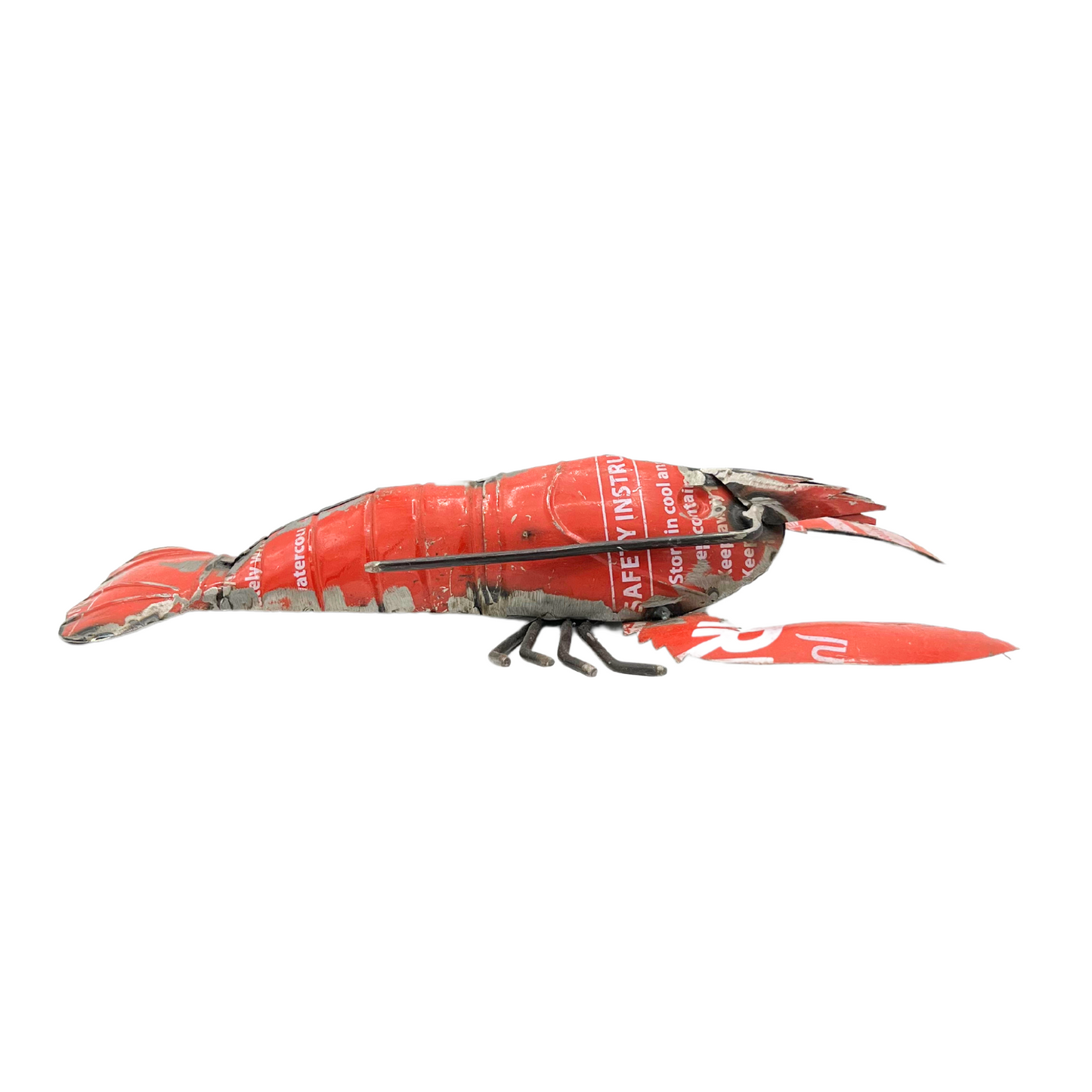 reclaimed metal lobster