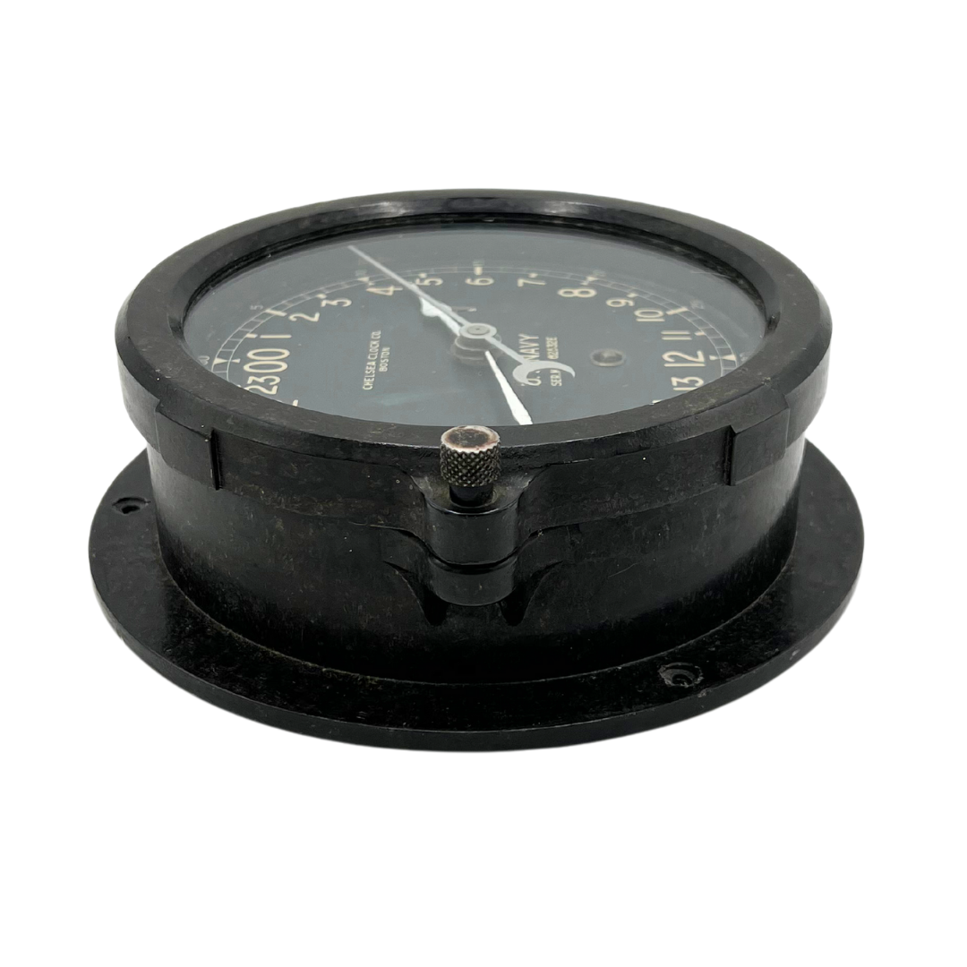 Chelsea US Navy WWII Bakelite ship clock