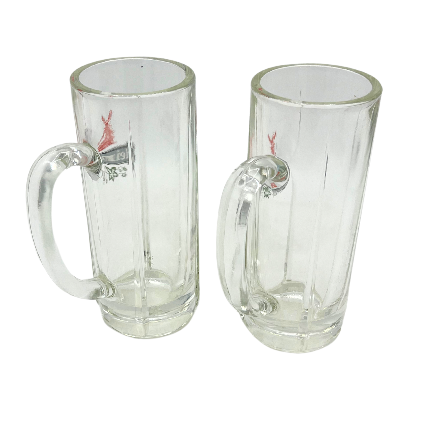 pair of vintage Heineken mugs