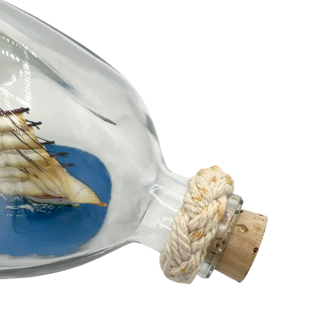 vintage Gorch Fock ship in a bottle