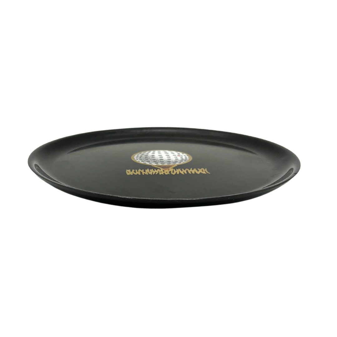 vintage Couroc of Monterey golf tray