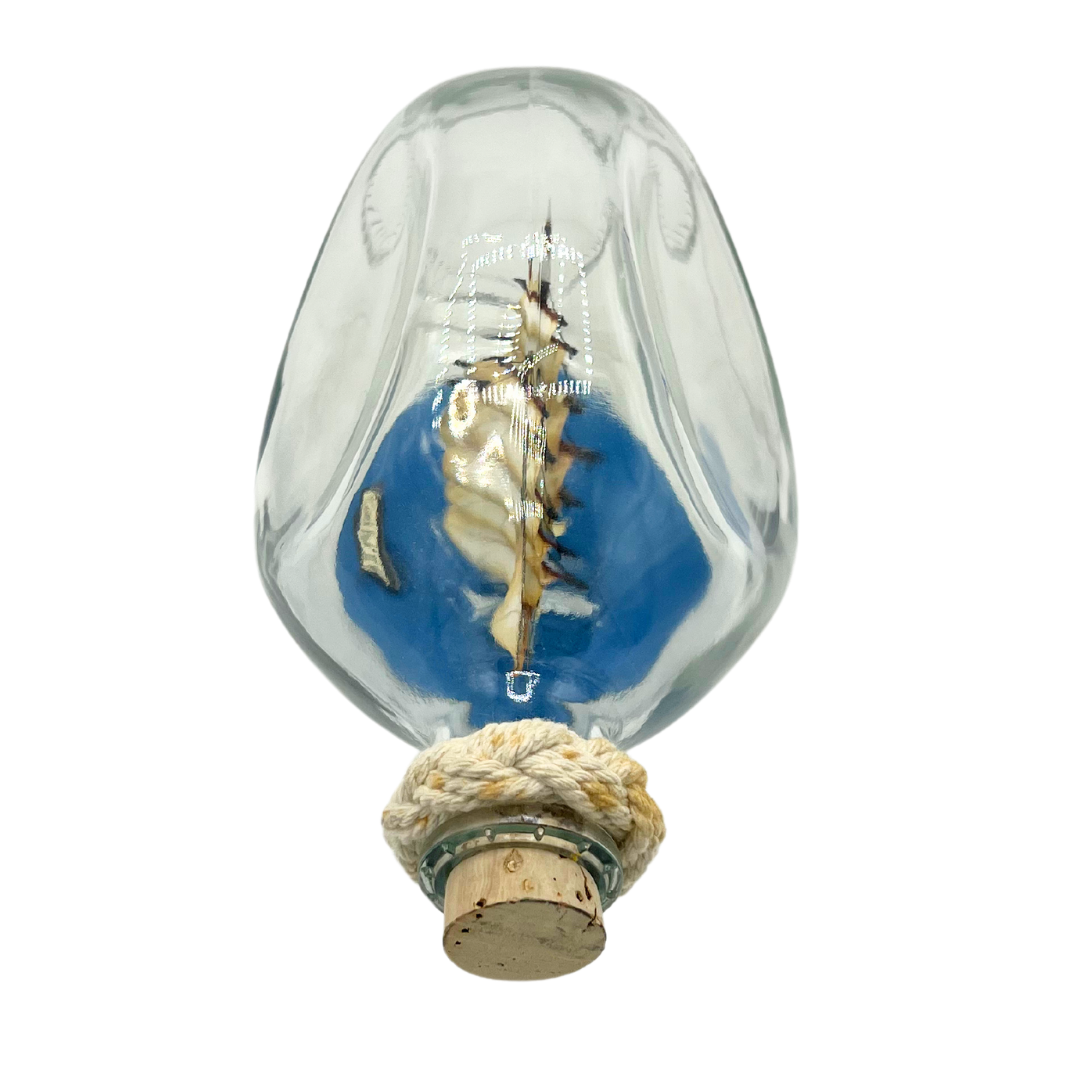 vintage Gorch Fock ship in a bottle