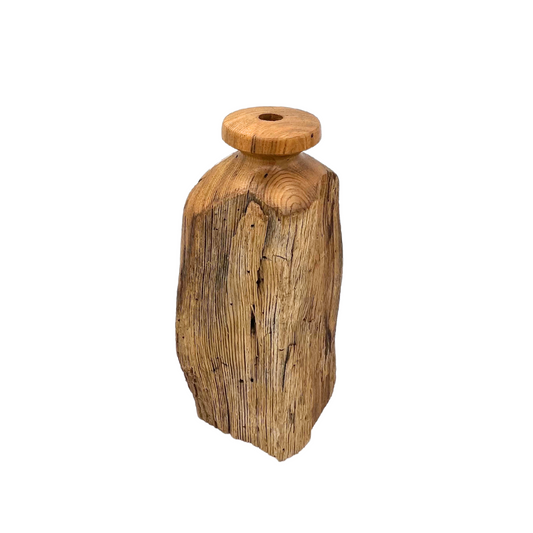vintage firewood vase