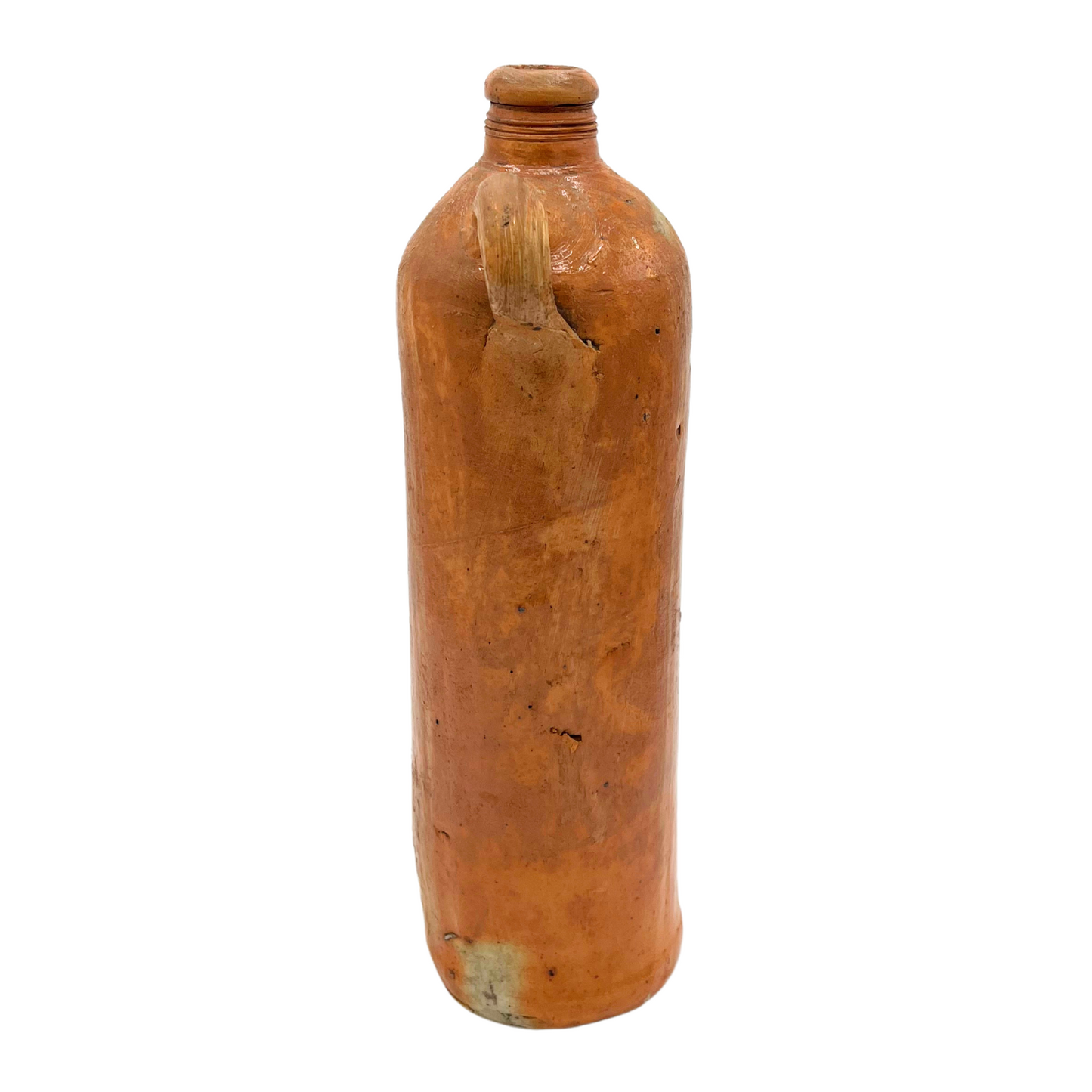 antique European stoneware bottle