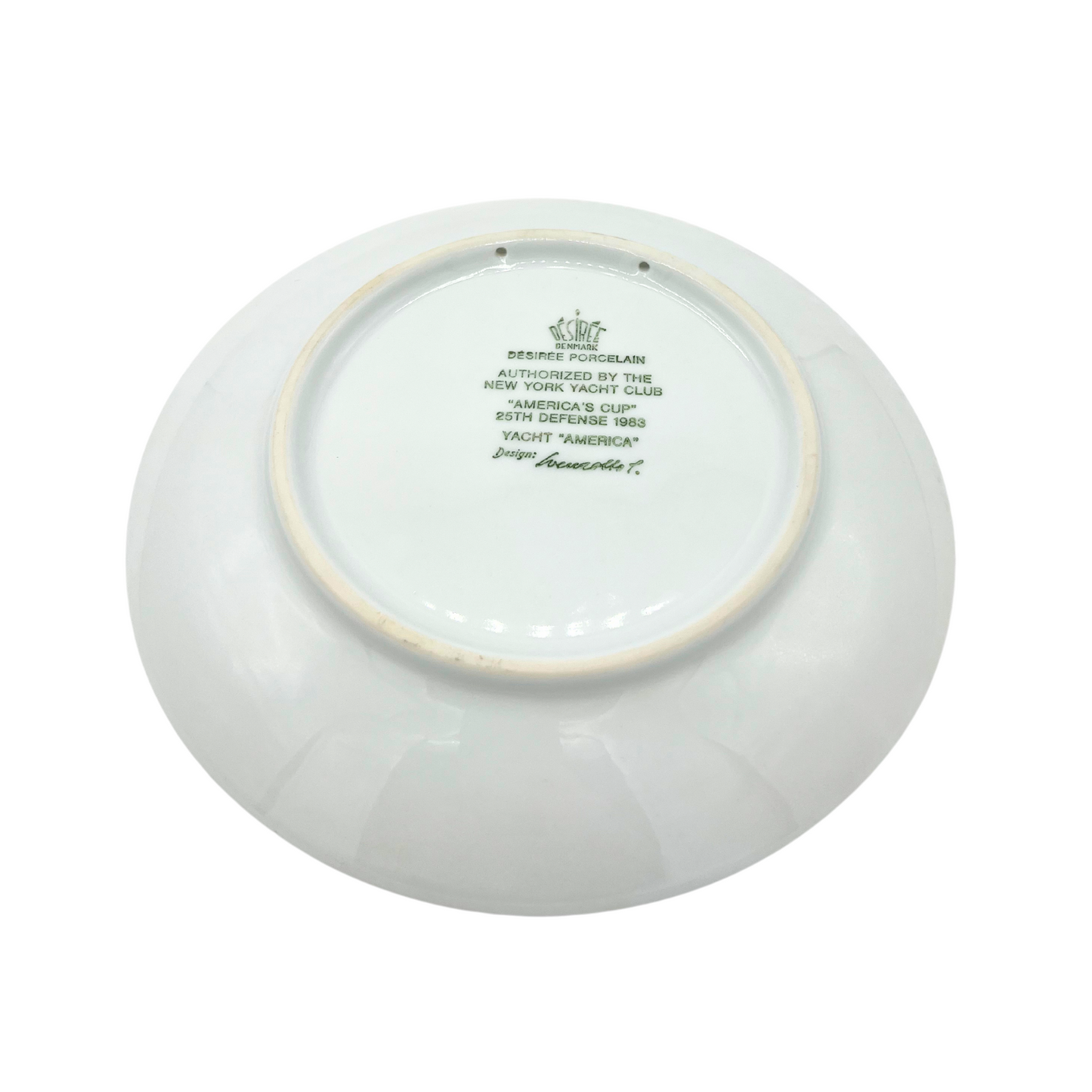 1983 New York Yacht Club commemorative plate