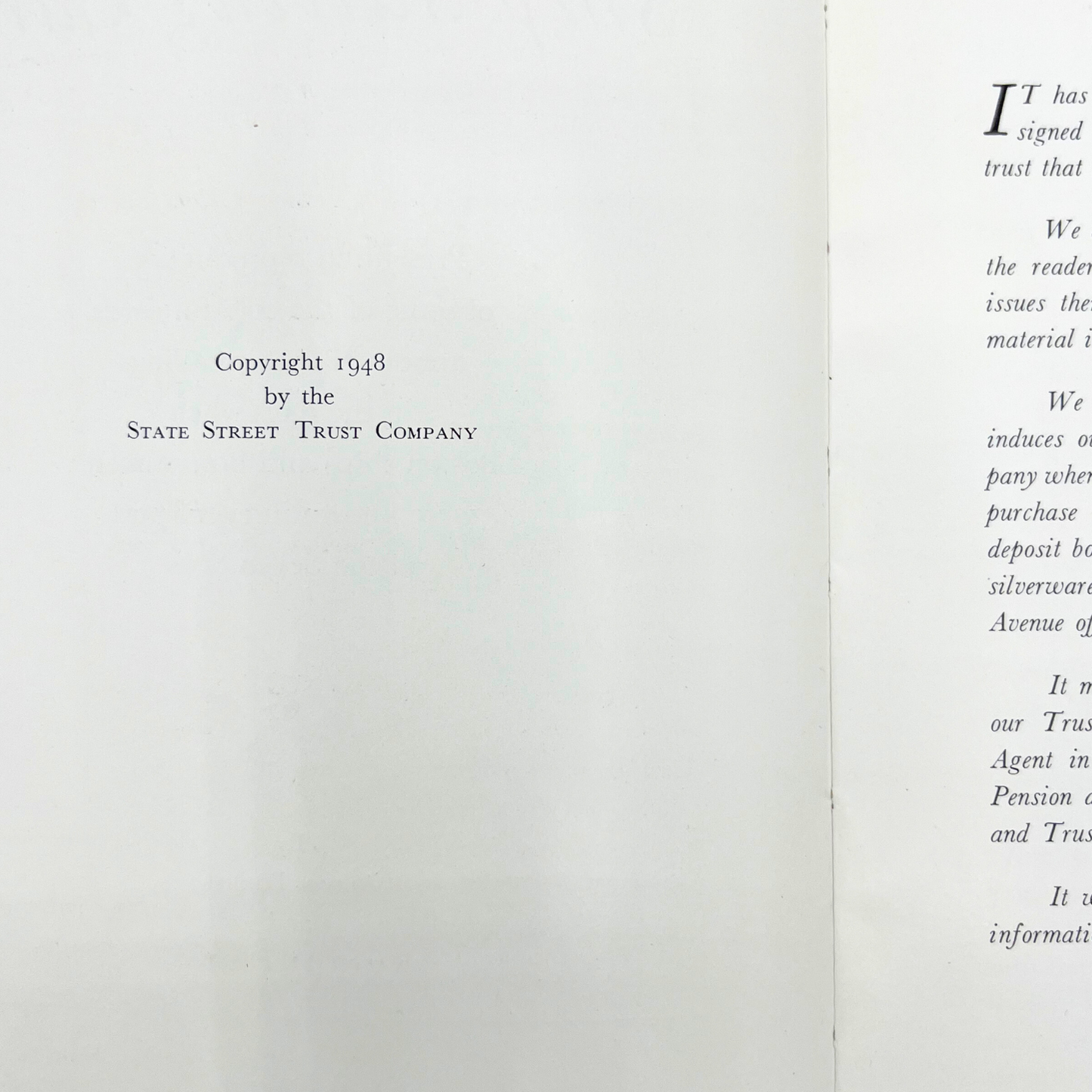 1948 booklet: Yankee Sailing Ship Cards