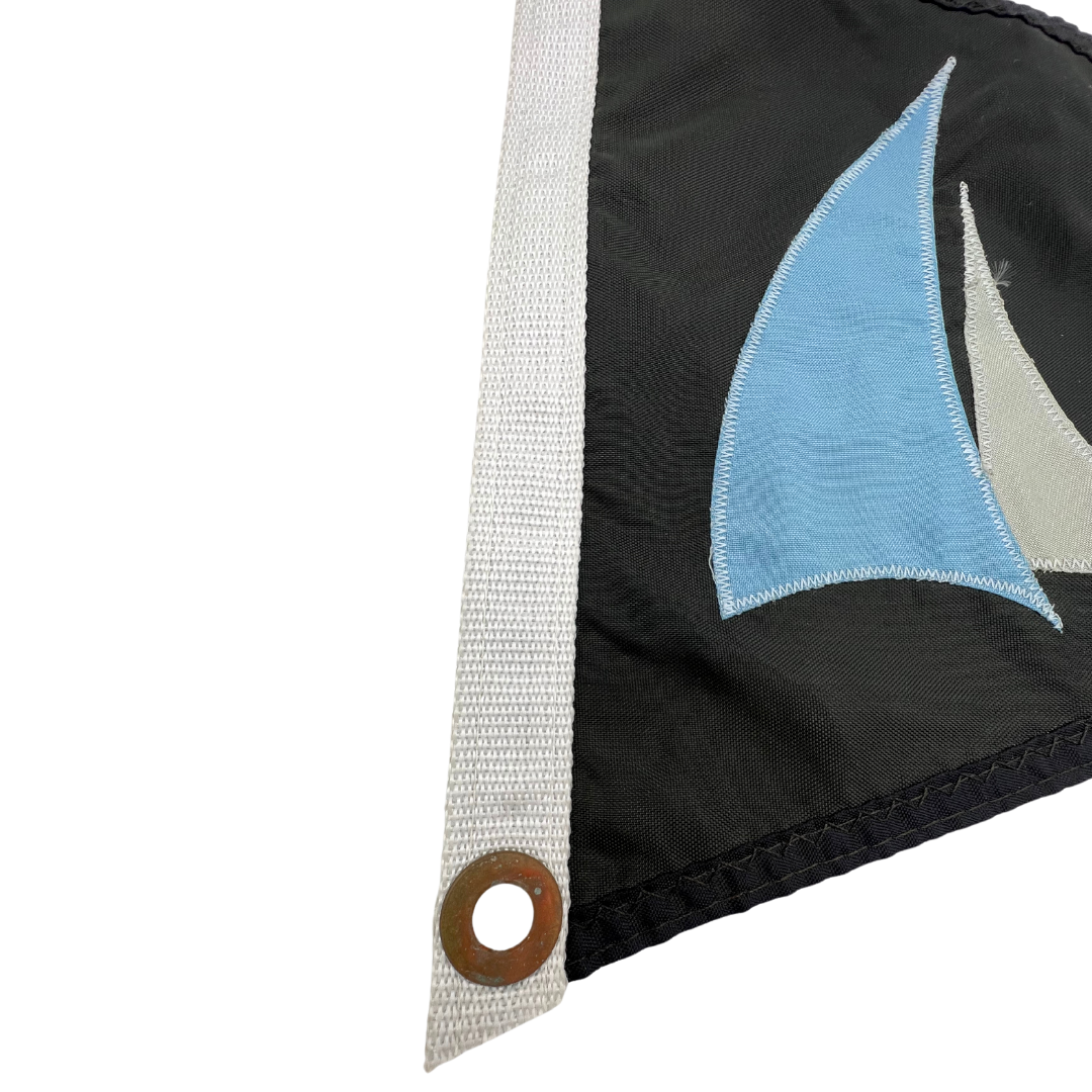 vintage "E" yacht club burgee