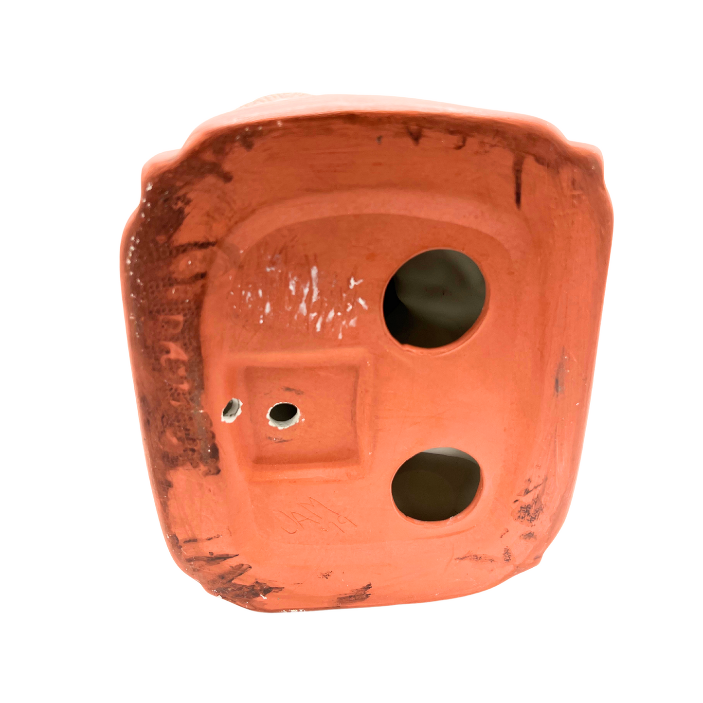 1979 ceramic fisherman statue / lamp base