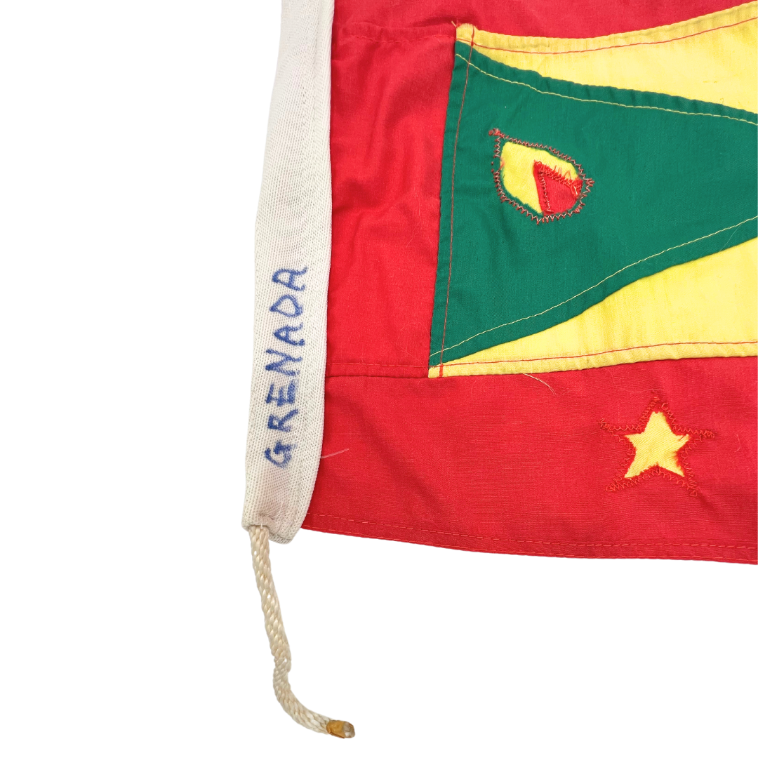 vintage cotton Grenada courtesy flag