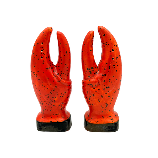 pair of vintage ceramic salt and pepper shakers