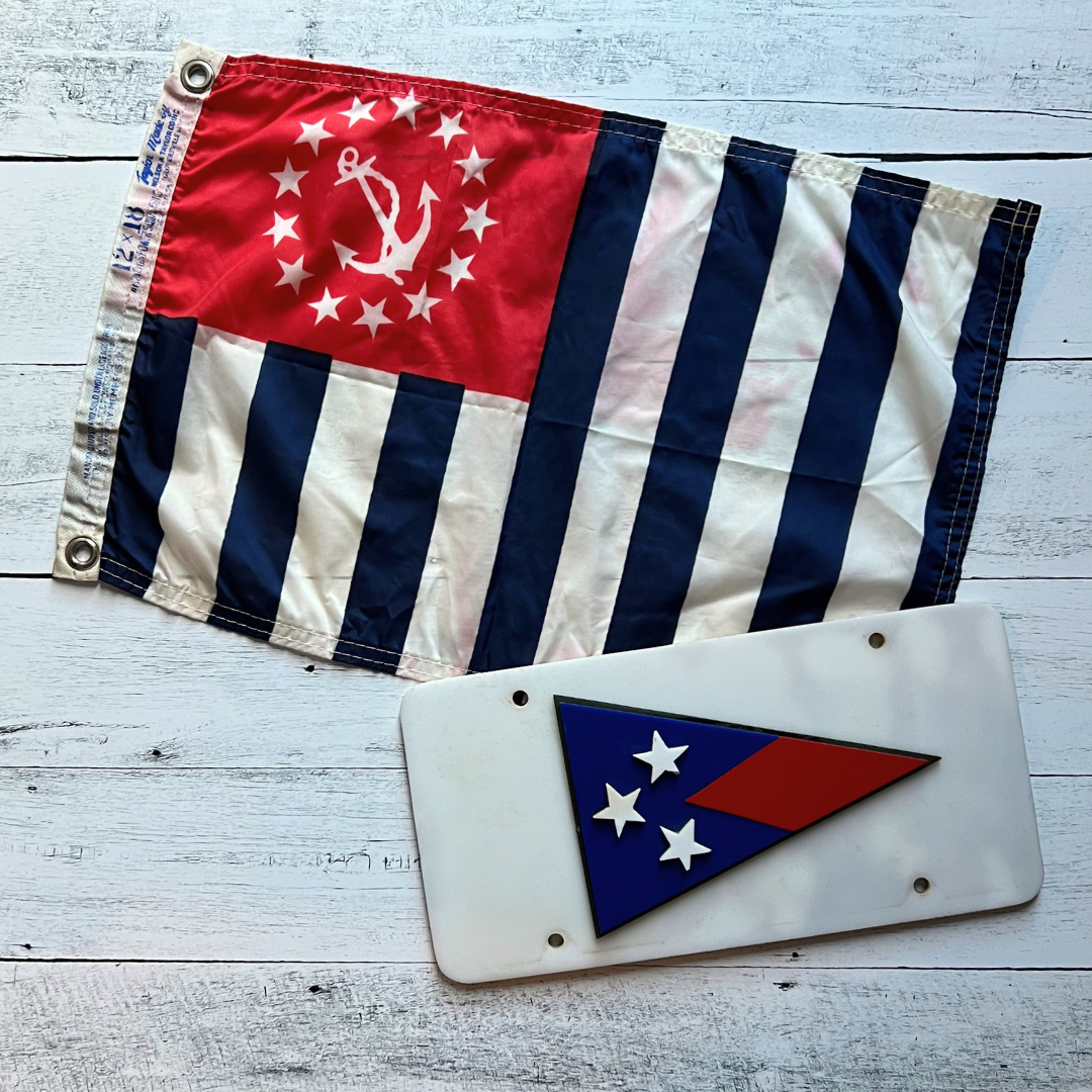 vintage Power Squadrons ensign flag