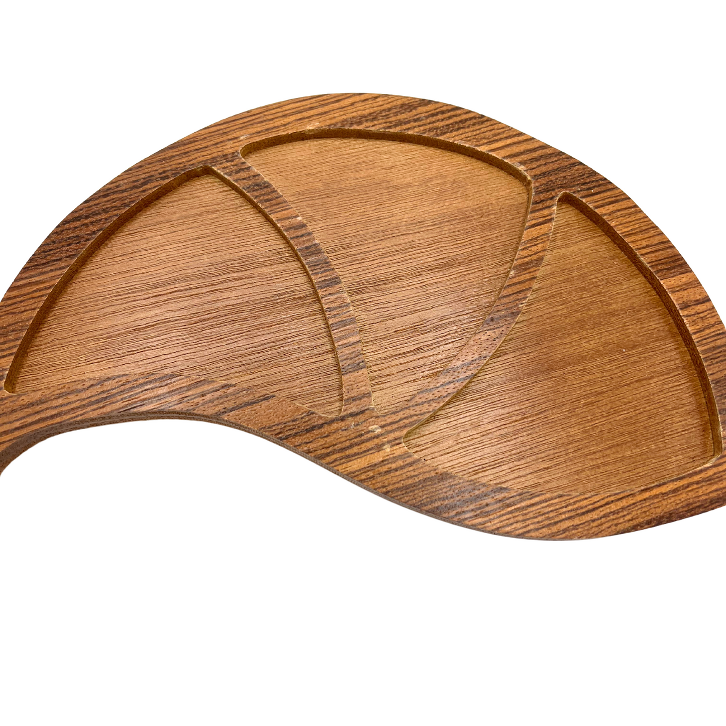 mid-century modern fish snack dish
