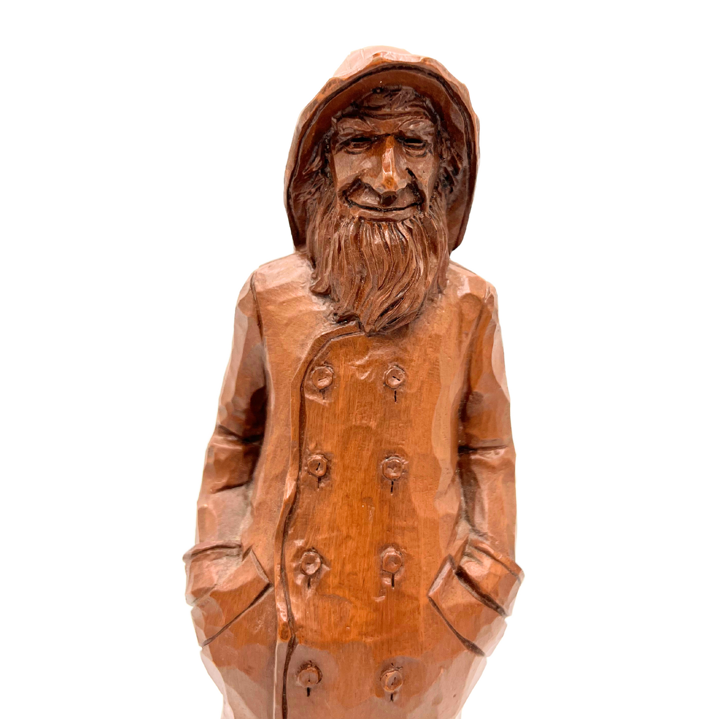 vintage fisherman figurine