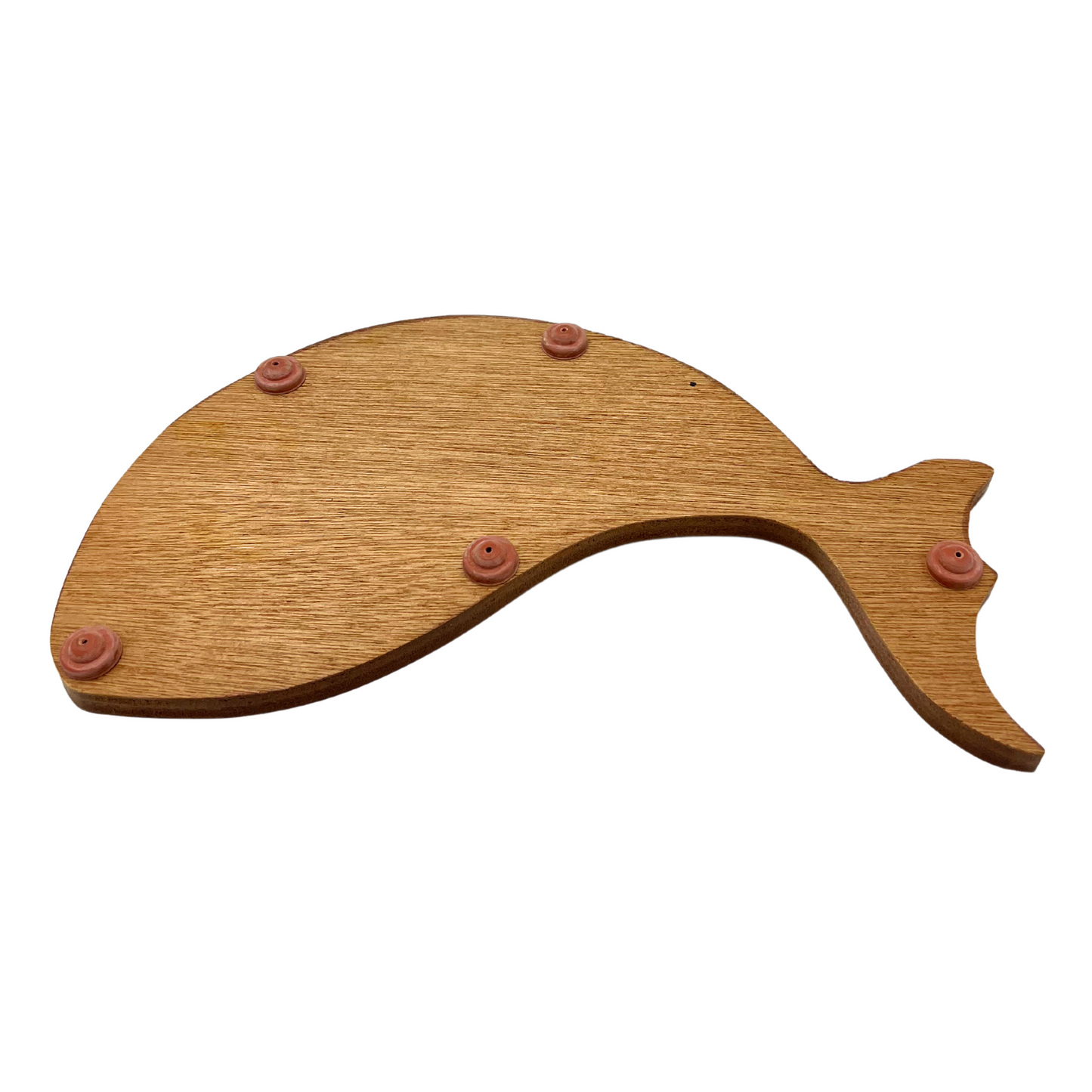 mid-century modern fish snack dish