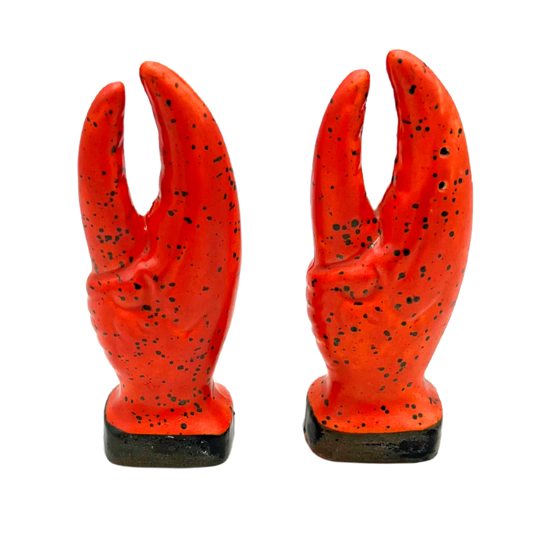 pair of vintage ceramic salt and pepper shakers