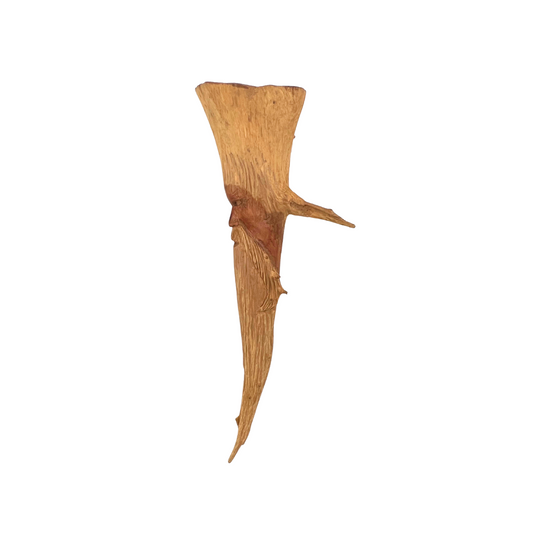 old man tree carving