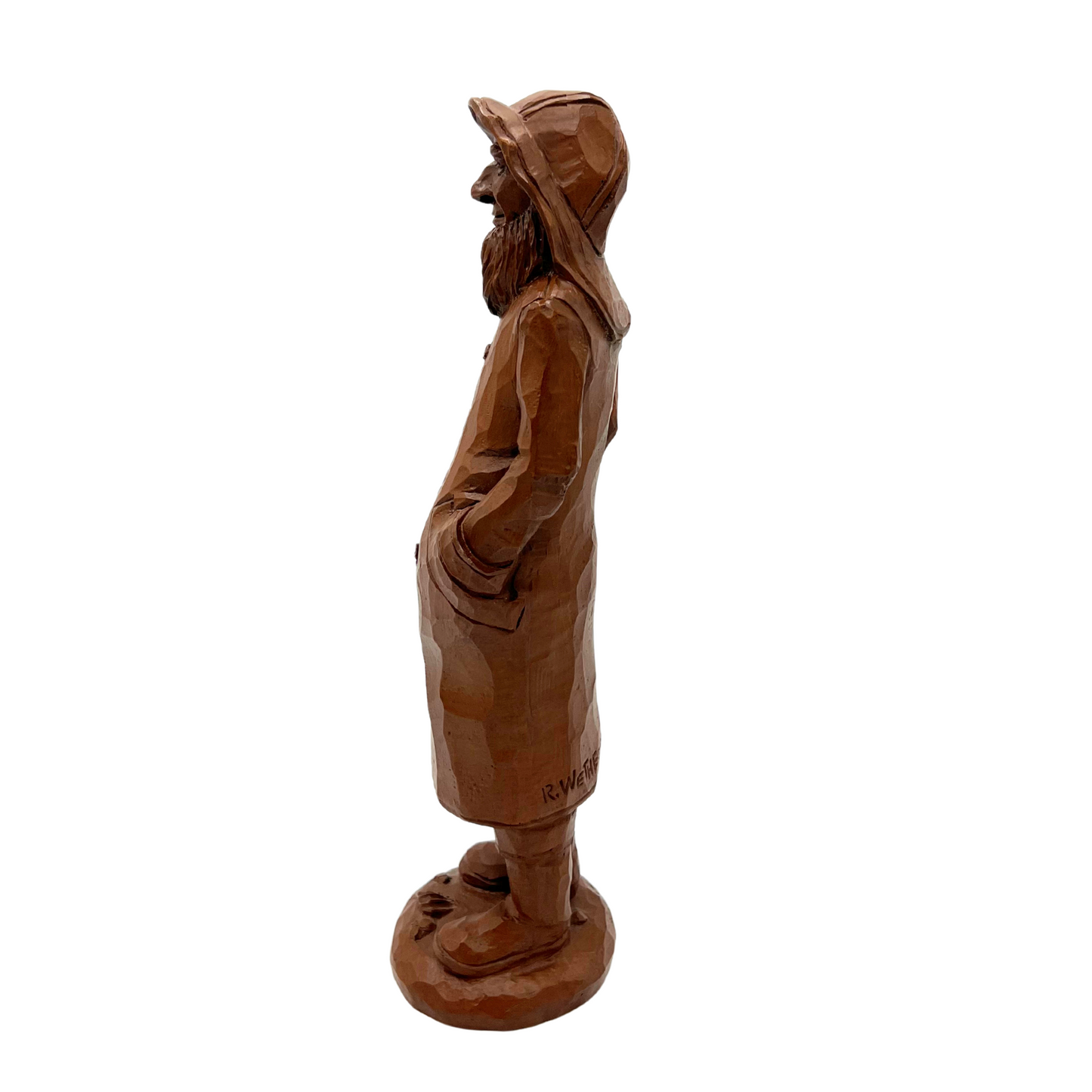 vintage fisherman figurine