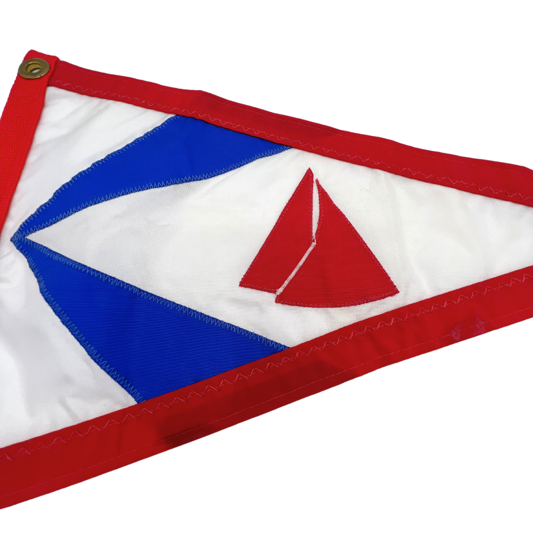 vintage sailboat yacht club burgee