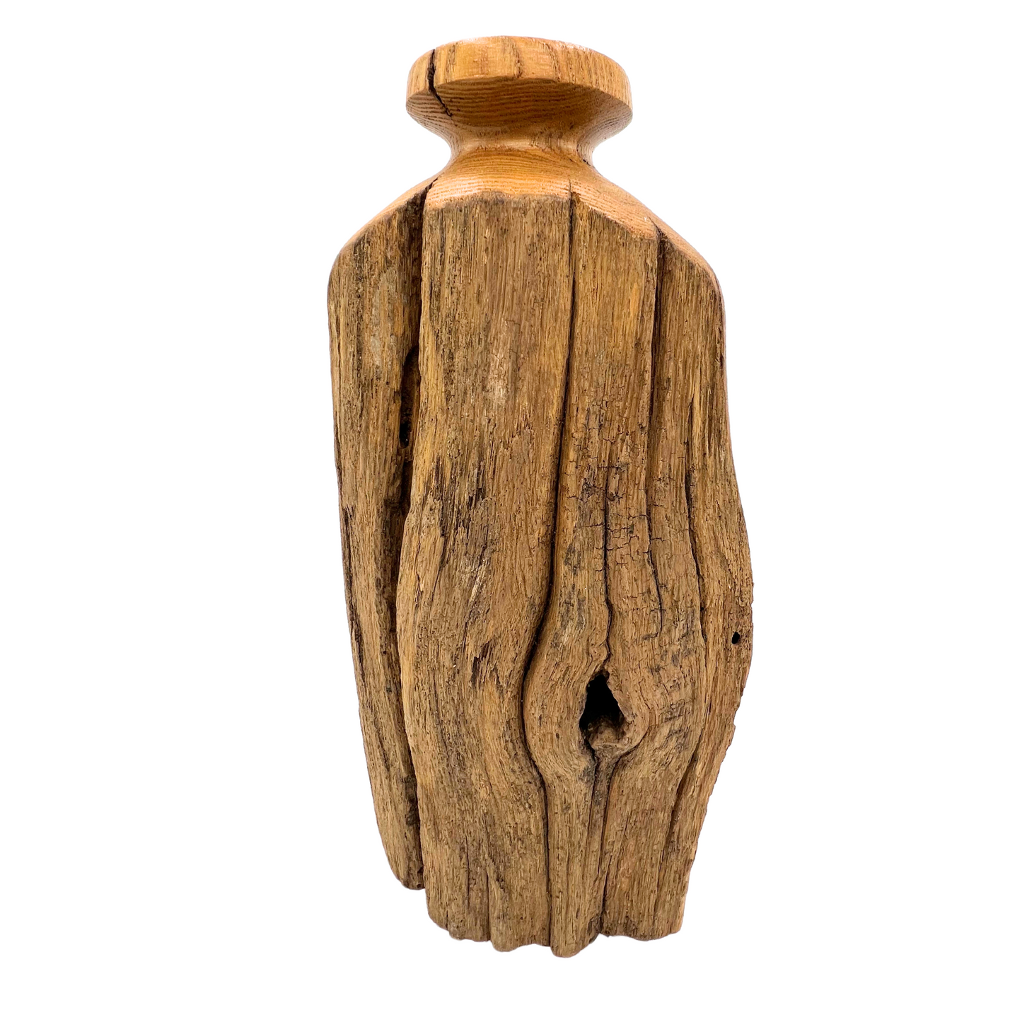 vintage firewood vase