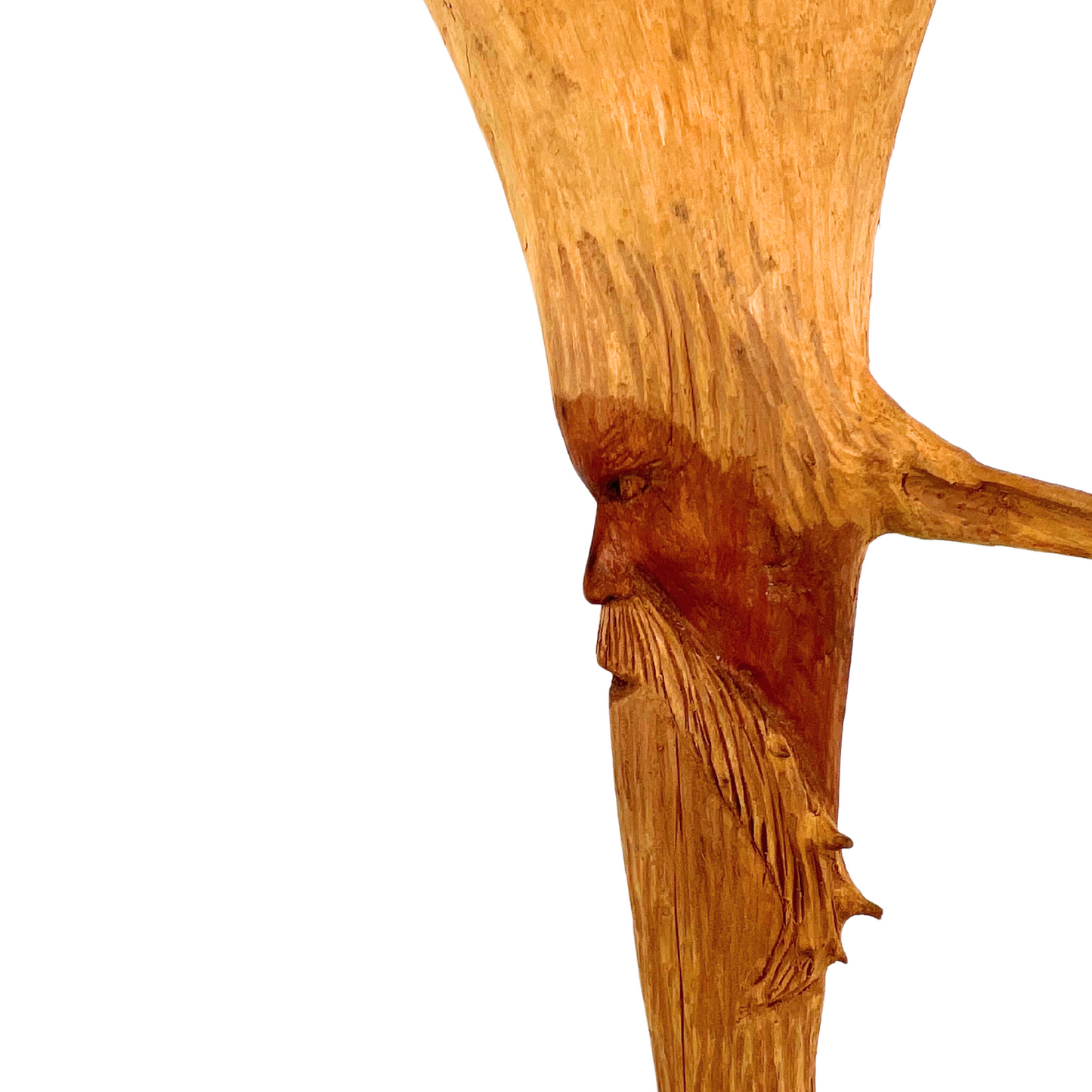 old man tree carving