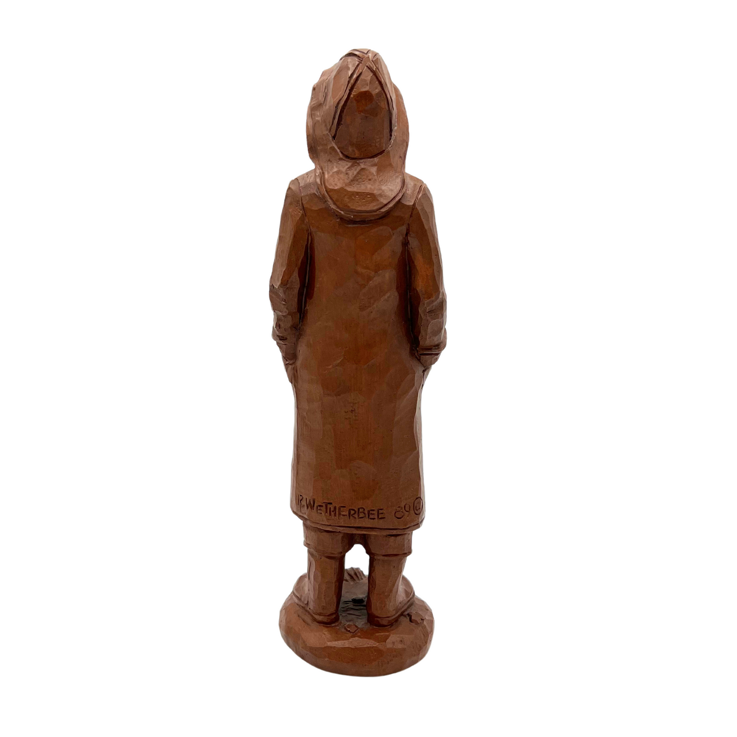 vintage fisherman figurine