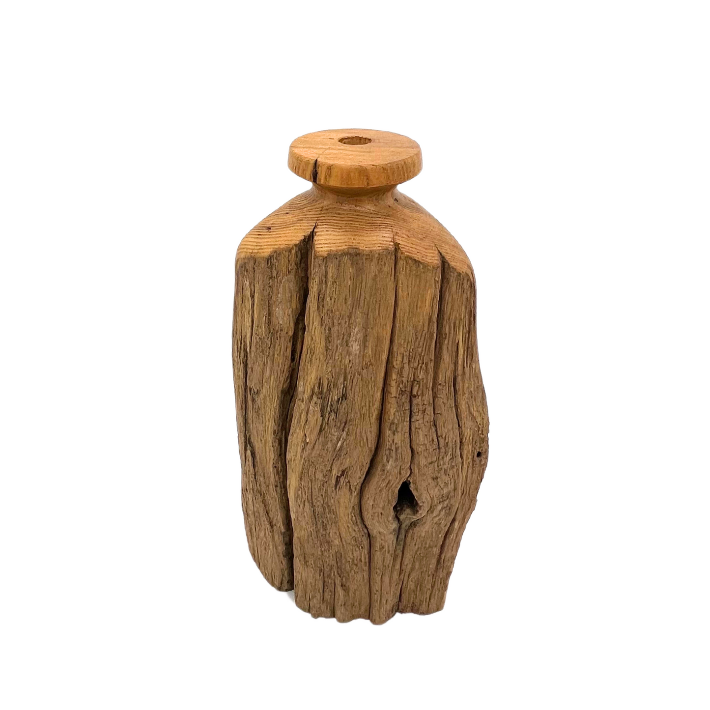 vintage firewood vase