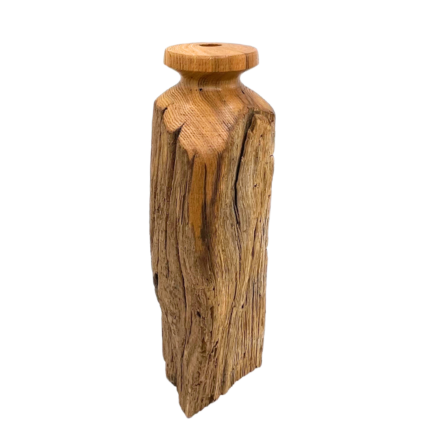 vintage firewood vase