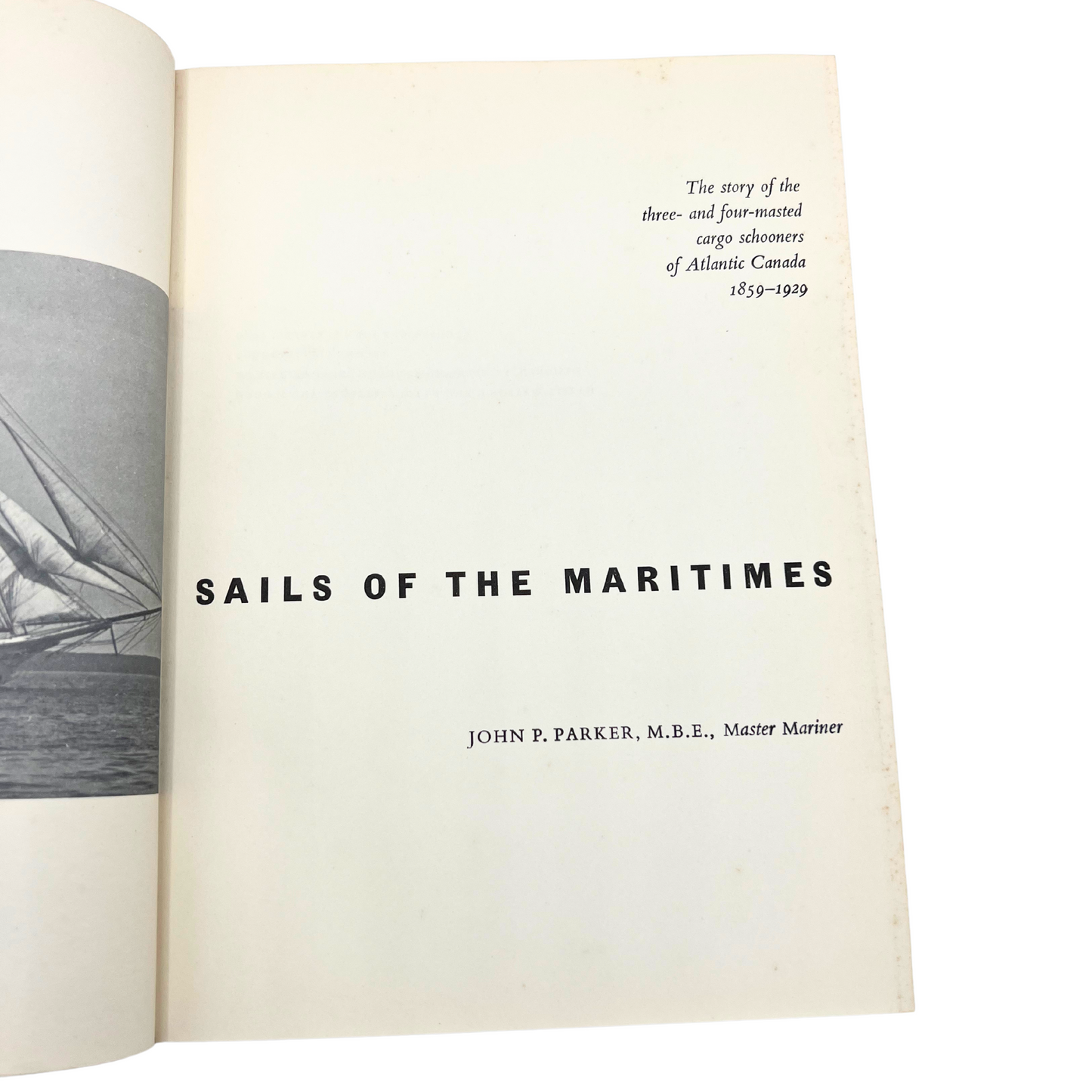 1960 book: Sails of the Maritimes (signed copy)