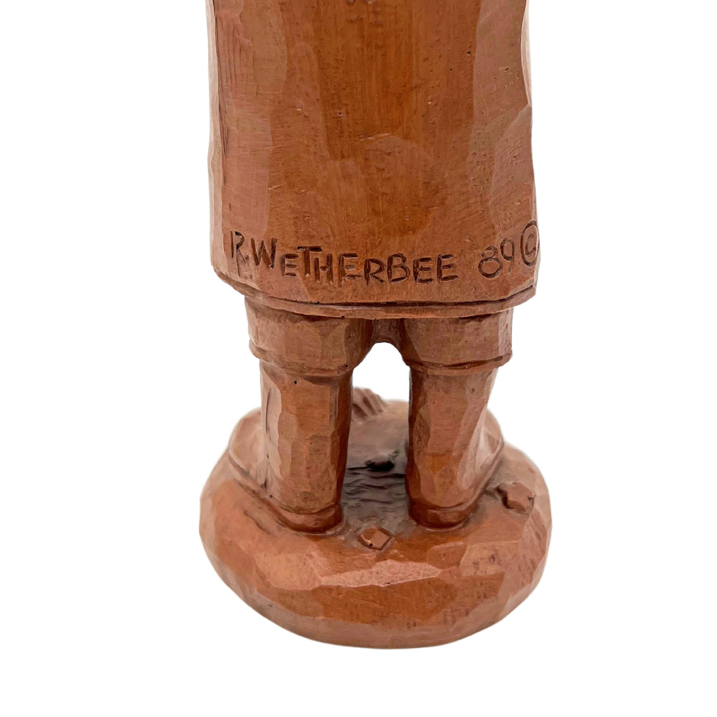 vintage fisherman figurine