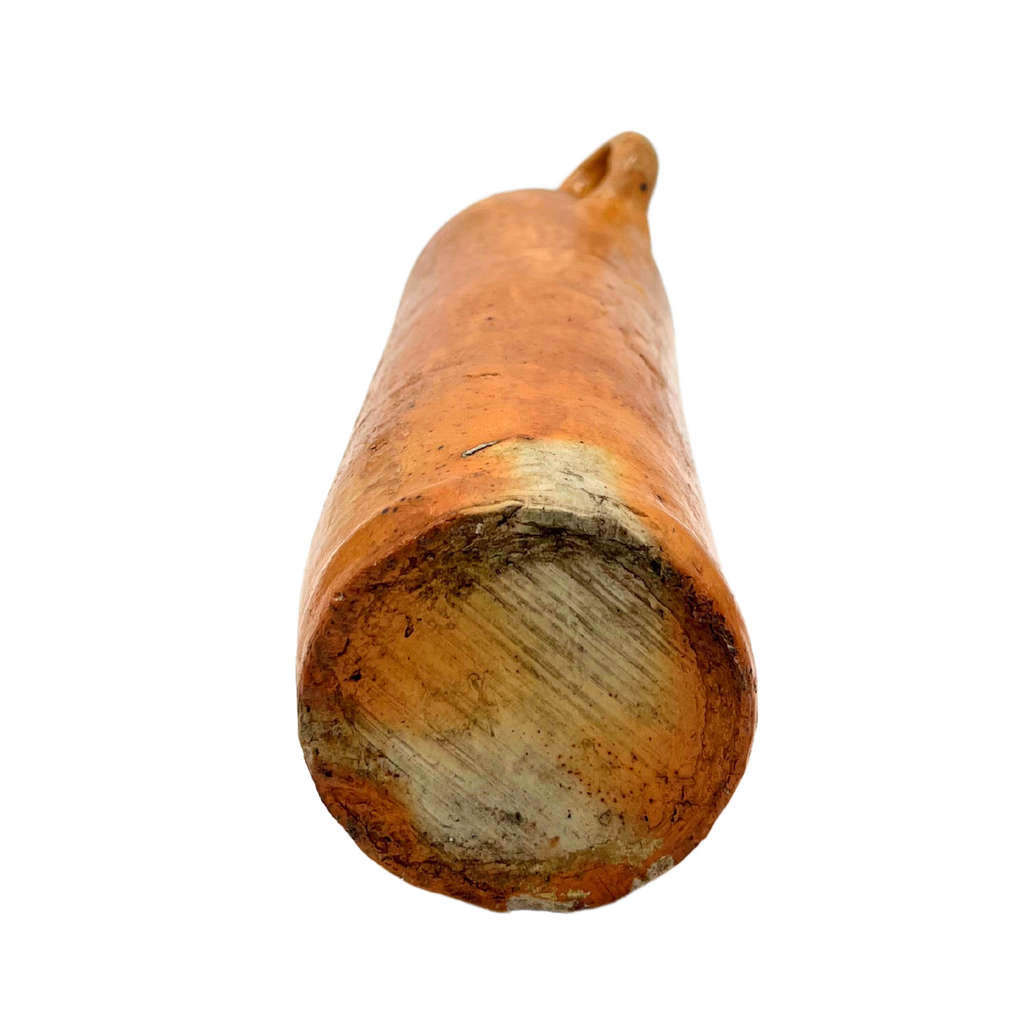 antique European stoneware bottle
