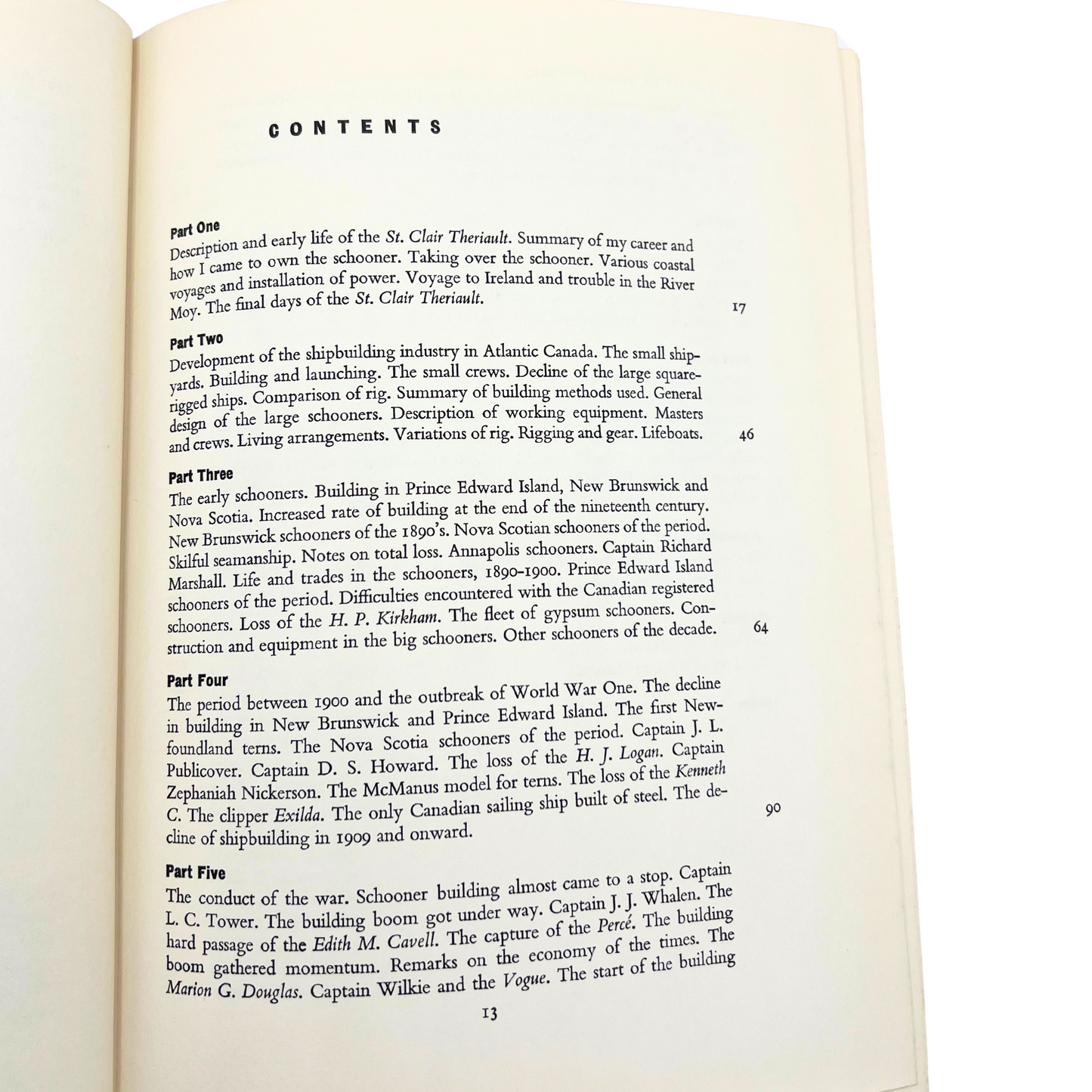 1960 book: Sails of the Maritimes (signed copy)