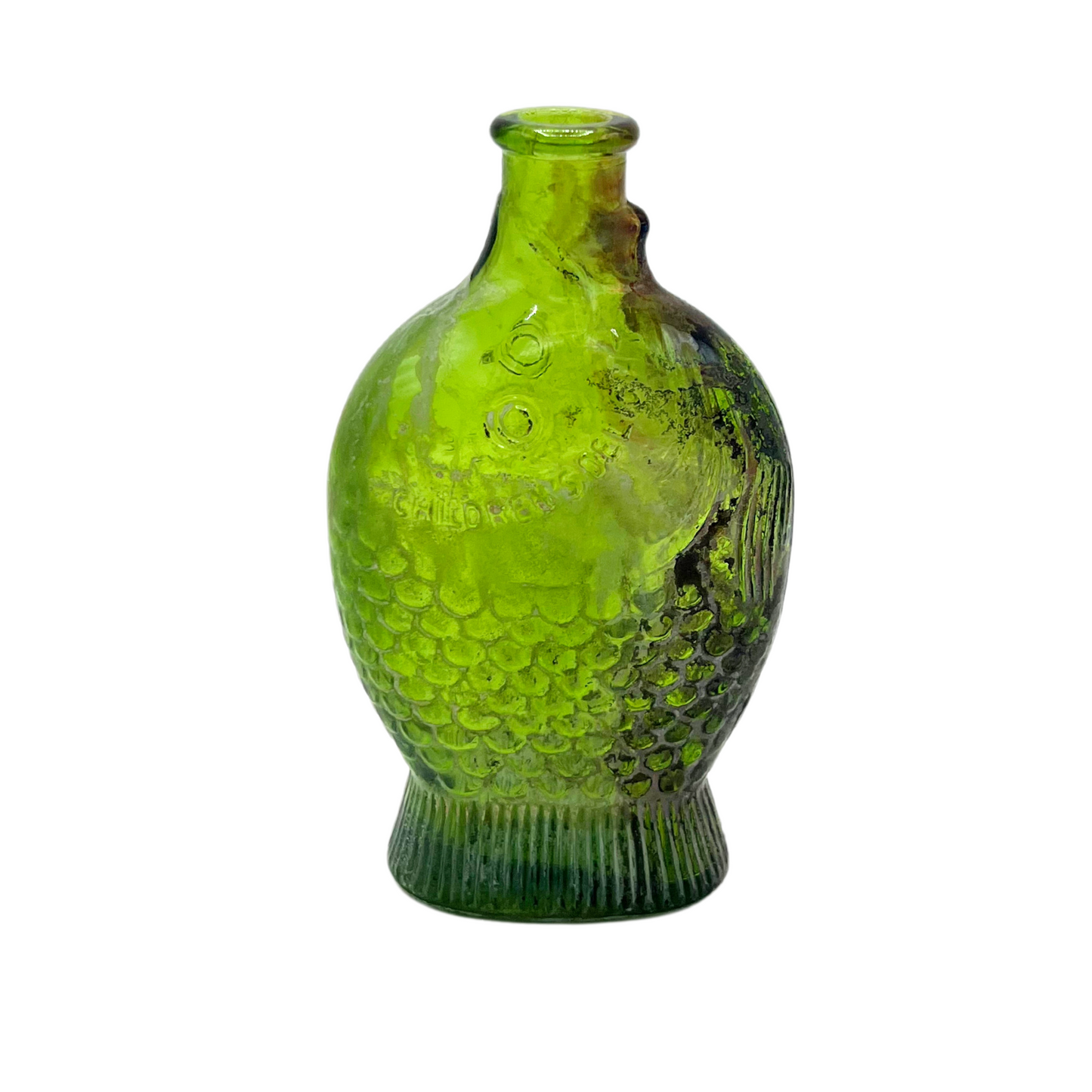 vintage Dr. Fisch's Bitters Childrens Delight fish bottle