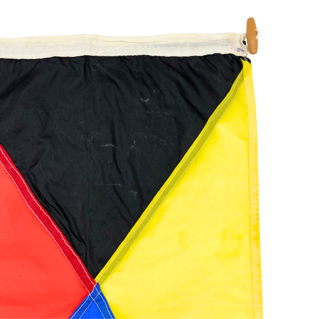 salvaged nautical signal flag - letter Z