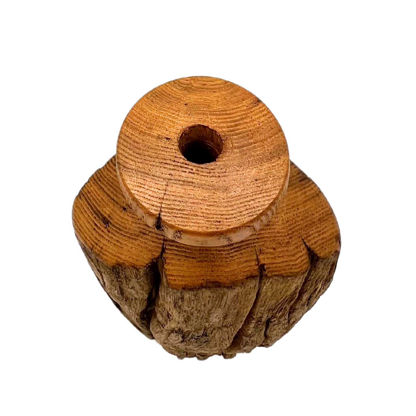 vintage firewood vase