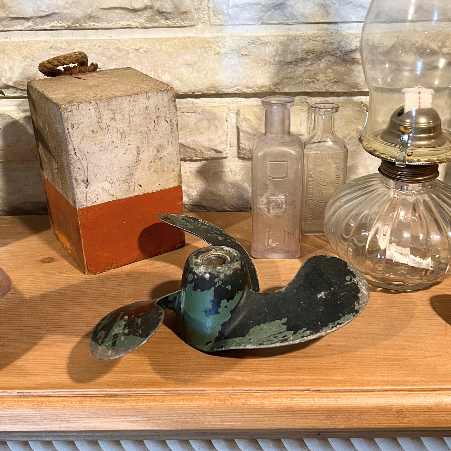weathered mini propeller