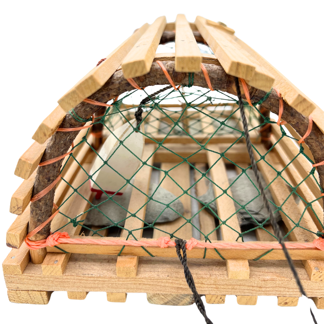 handmade mini lobster trap
