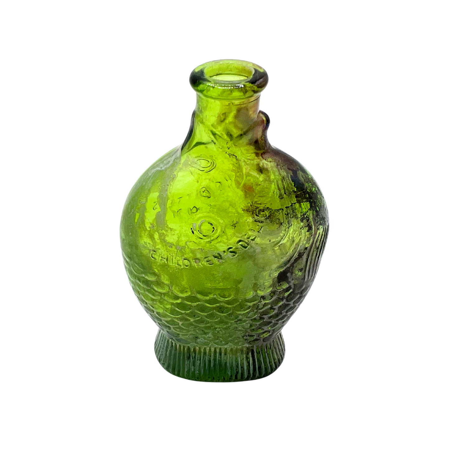 vintage Dr. Fisch's Bitters Childrens Delight fish bottle