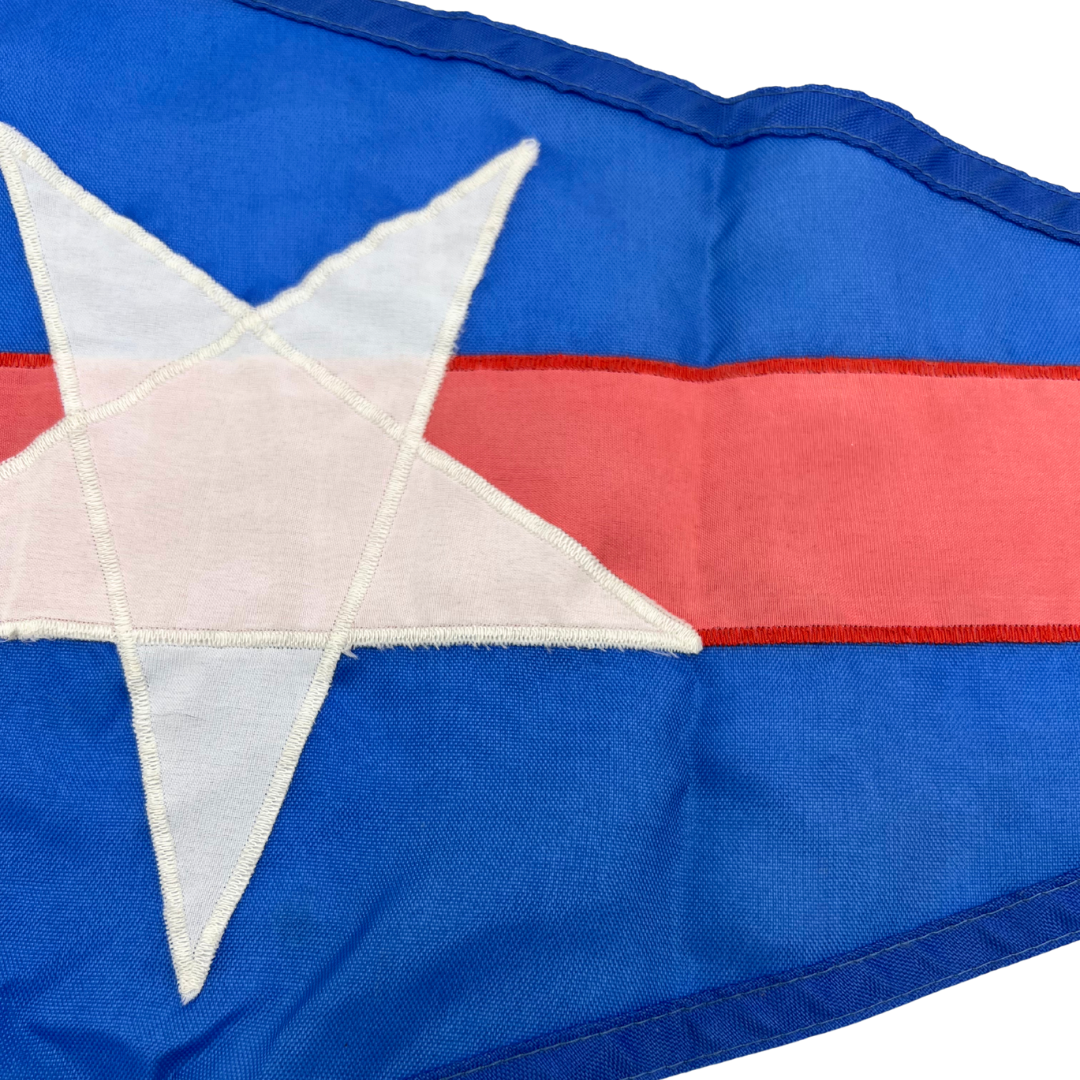 vintage cotton star burgee