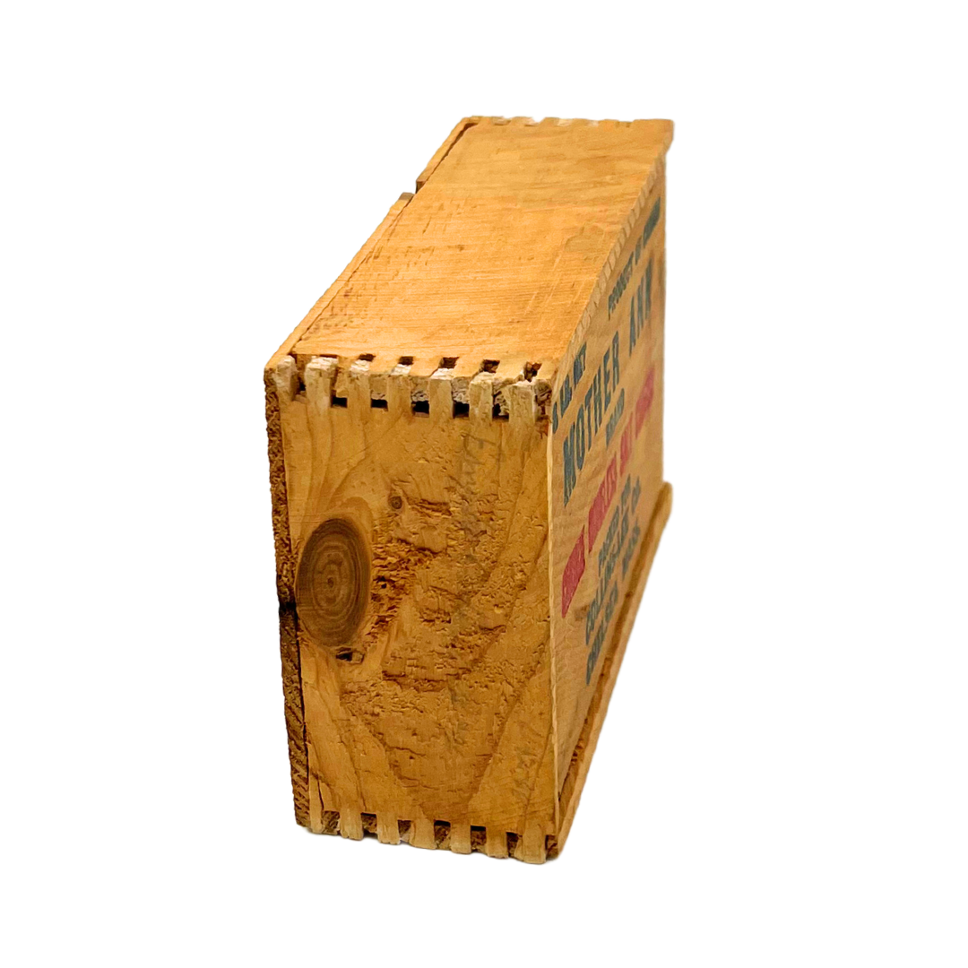 vintage Mother Ann codfish box