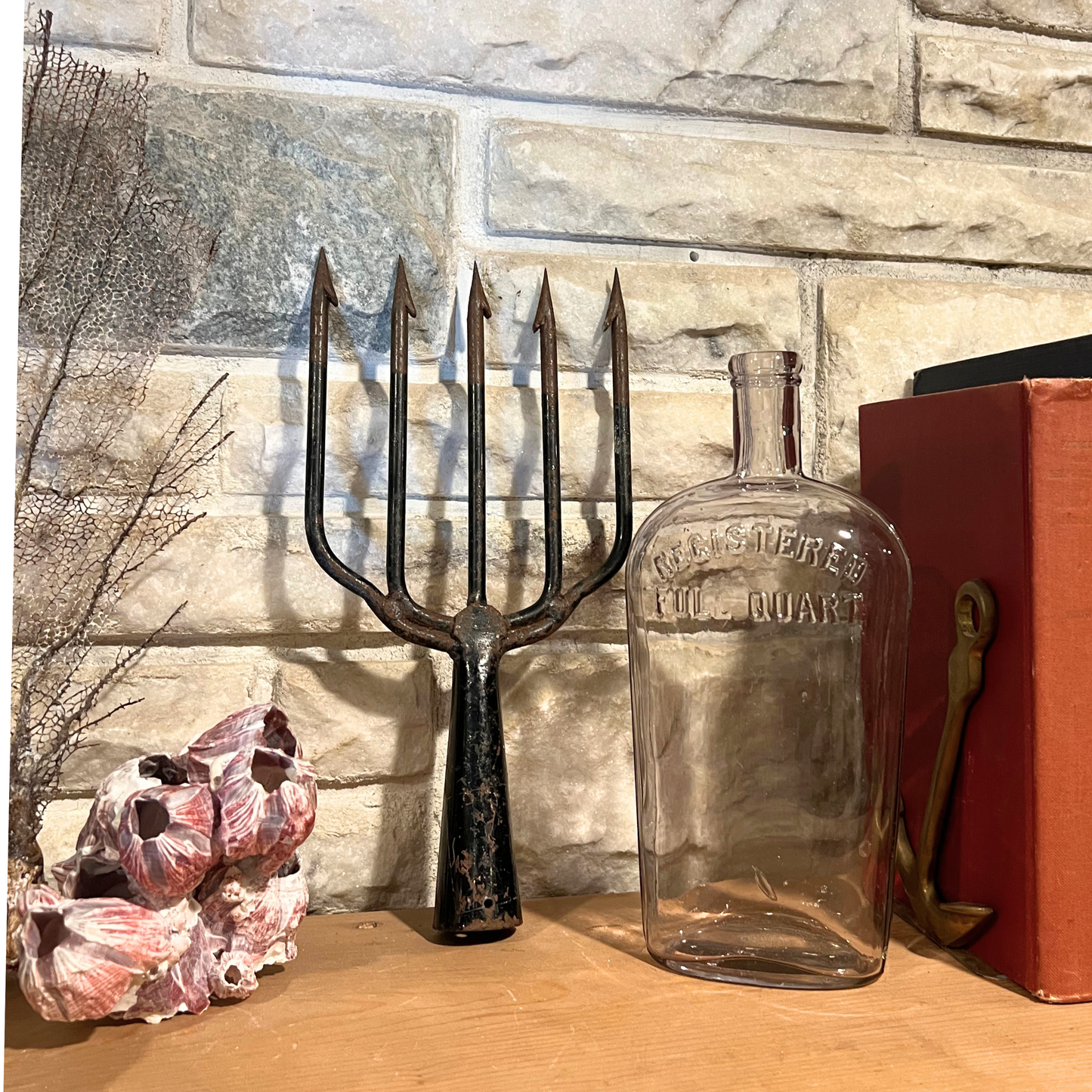 antique Registered Full Quart bottle