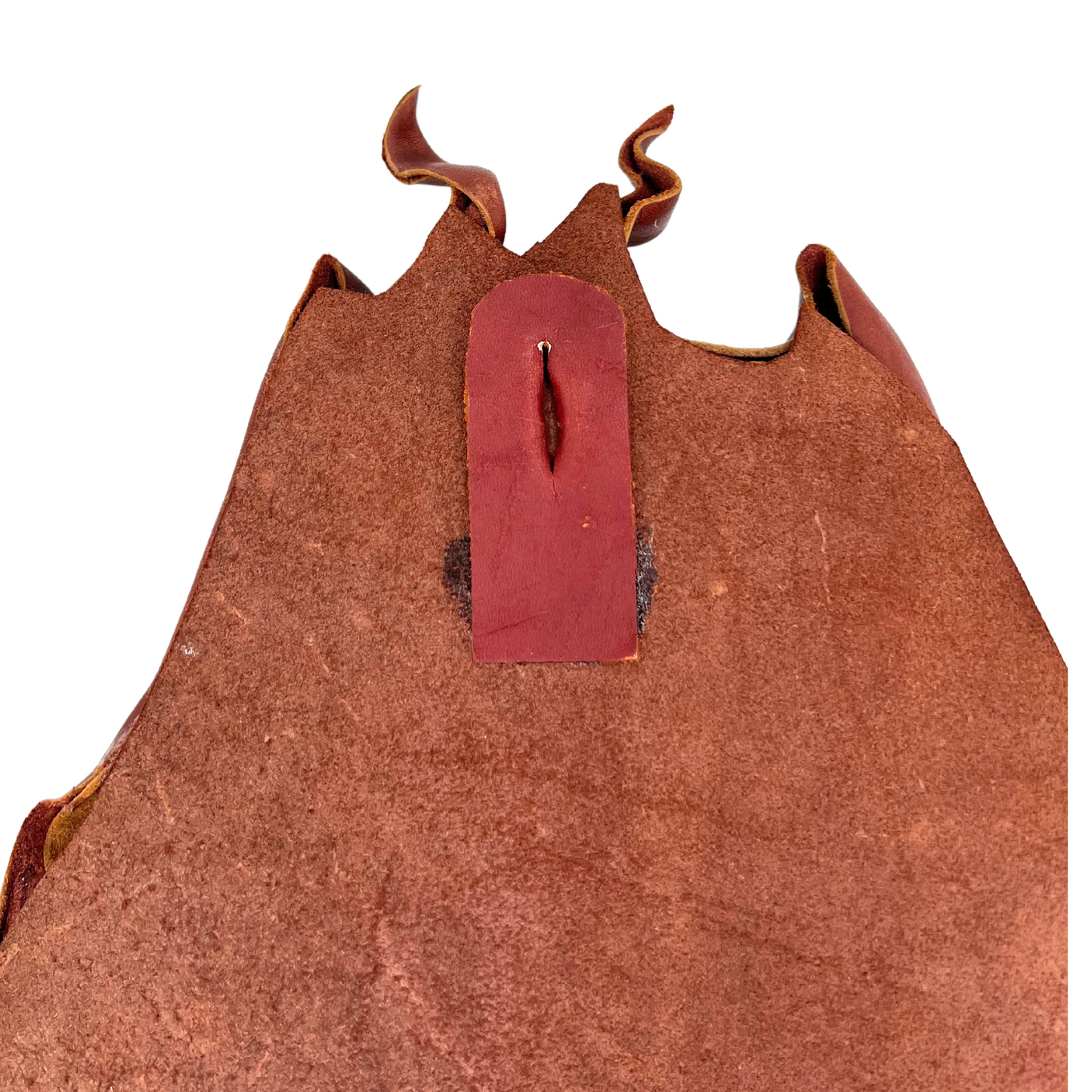 vintage leather sailboat wall hanging