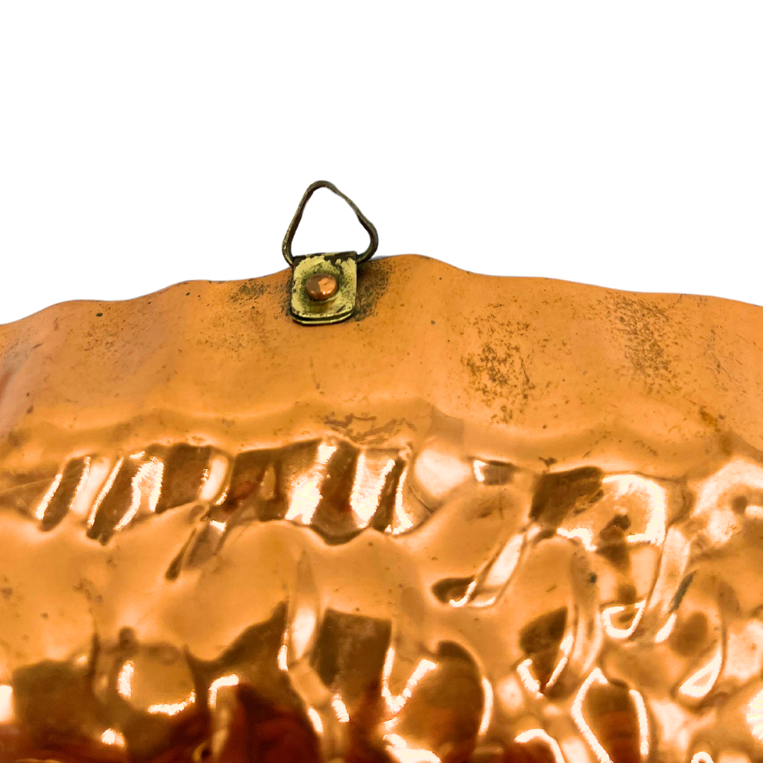 vintage copper fish mold