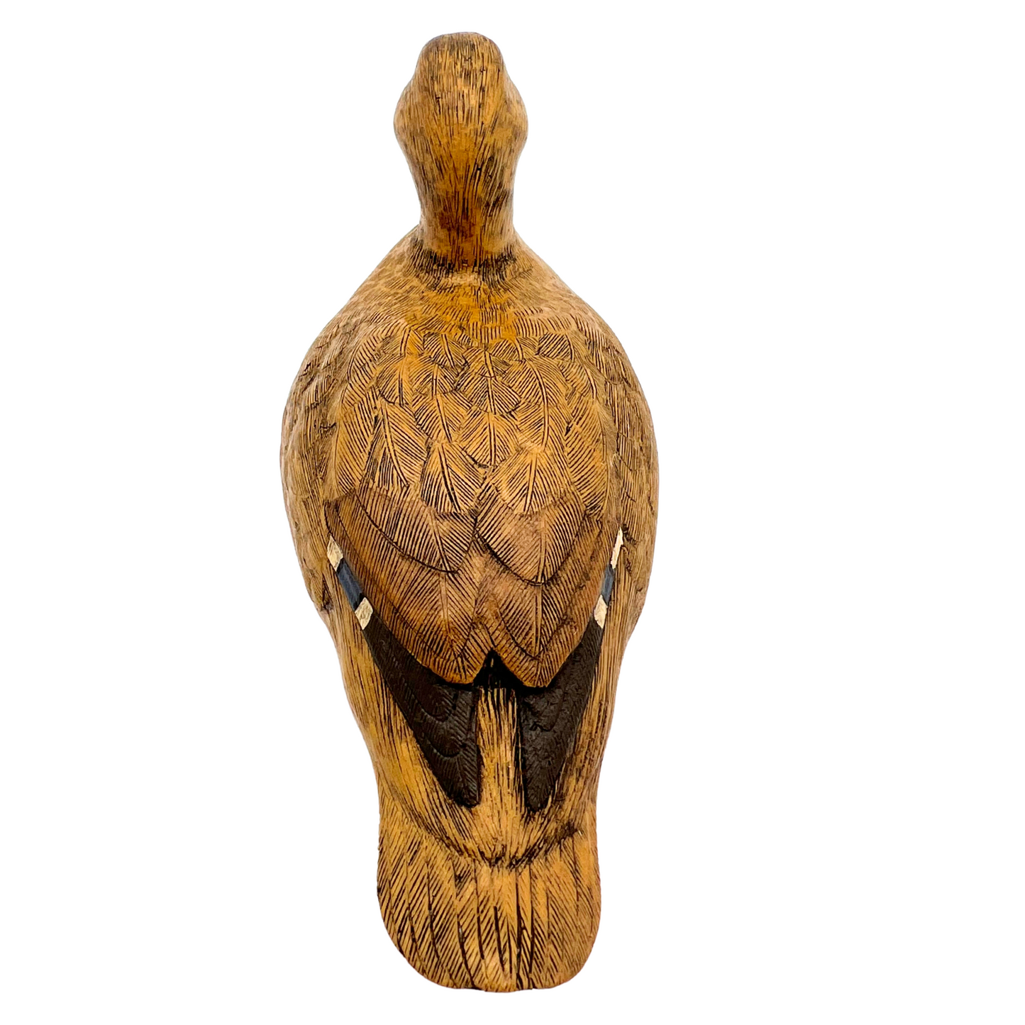 small vintage wooden duck decoy