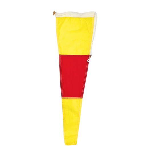salvaged nautical signal flag - number 0