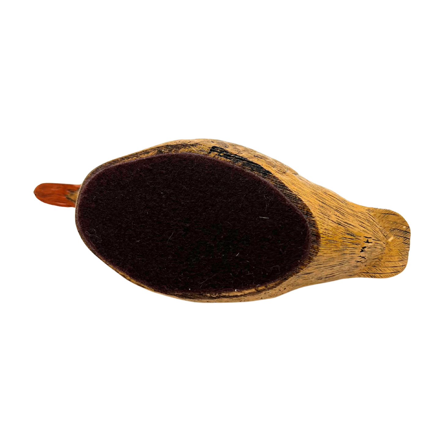 small vintage wooden duck decoy
